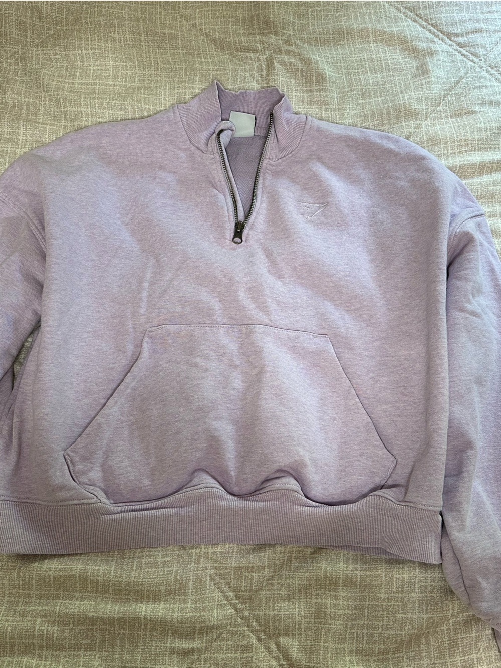 Women’s Lavender Quarter-Zip Pullover Sweatshirt